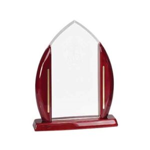 9 3/4″ Clear Arch Cathedral Acrylic