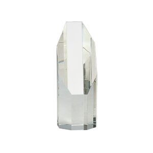 6″ Clear Octagon Slant-Top Crystal Tower