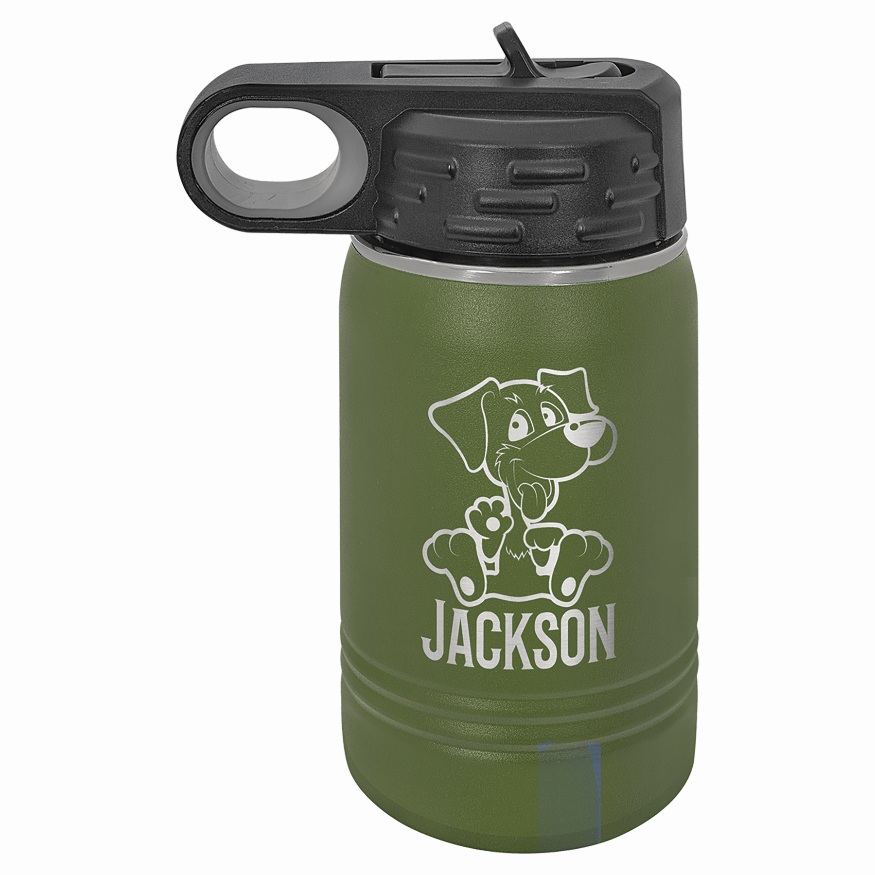 LWB068 Olive Green Polar Camel 12 oz. Water Bottle