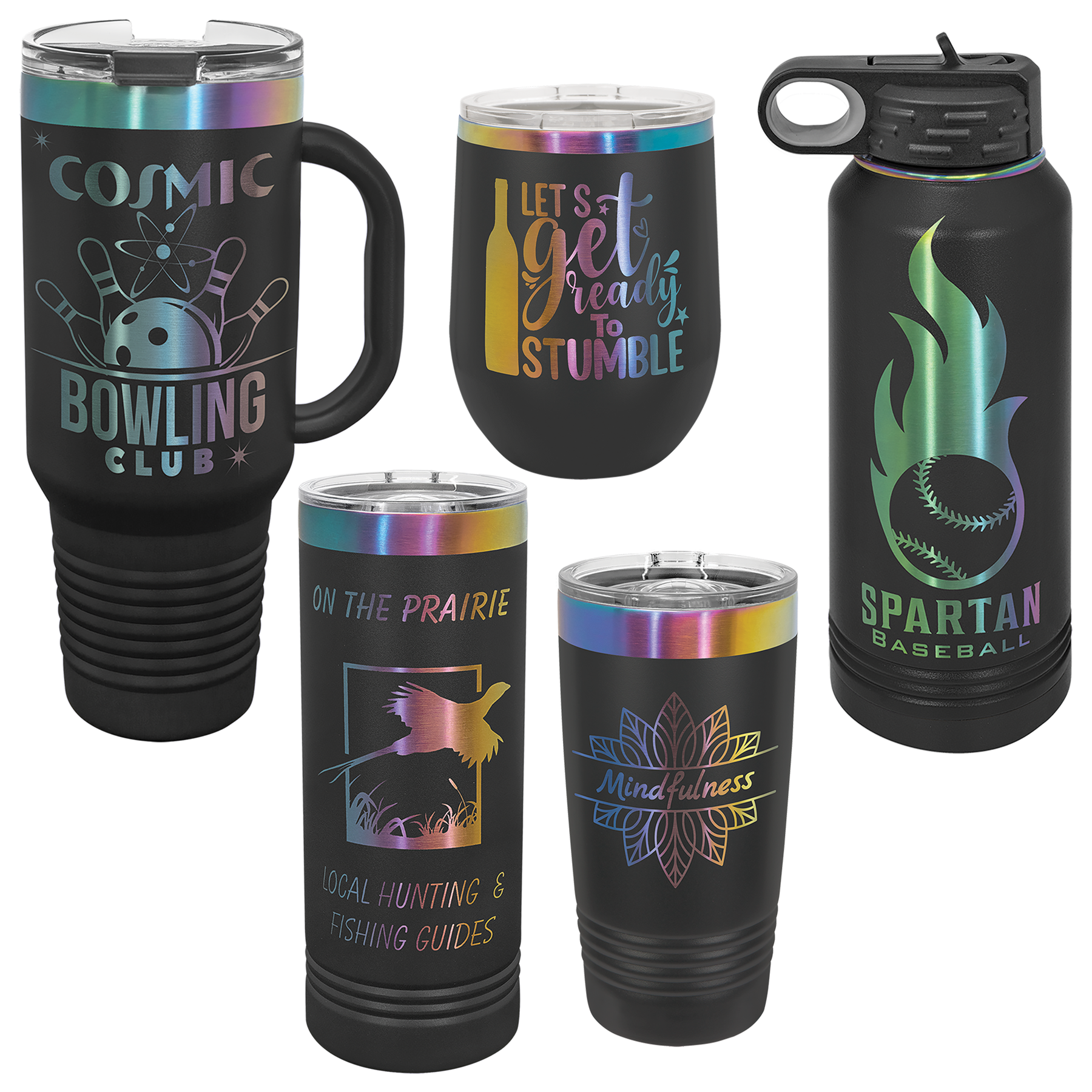 Polar Camel Black/Prism ION-Plated Sample Set